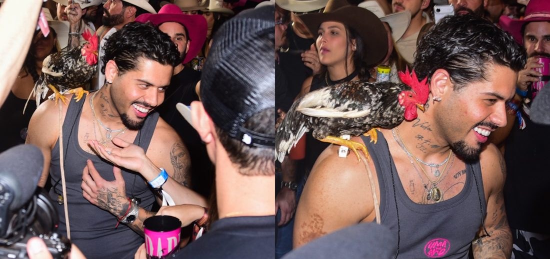 Zé Felipe agita a Festa do Peão de Barretos 2026 com galo no ombro e gesto ousado