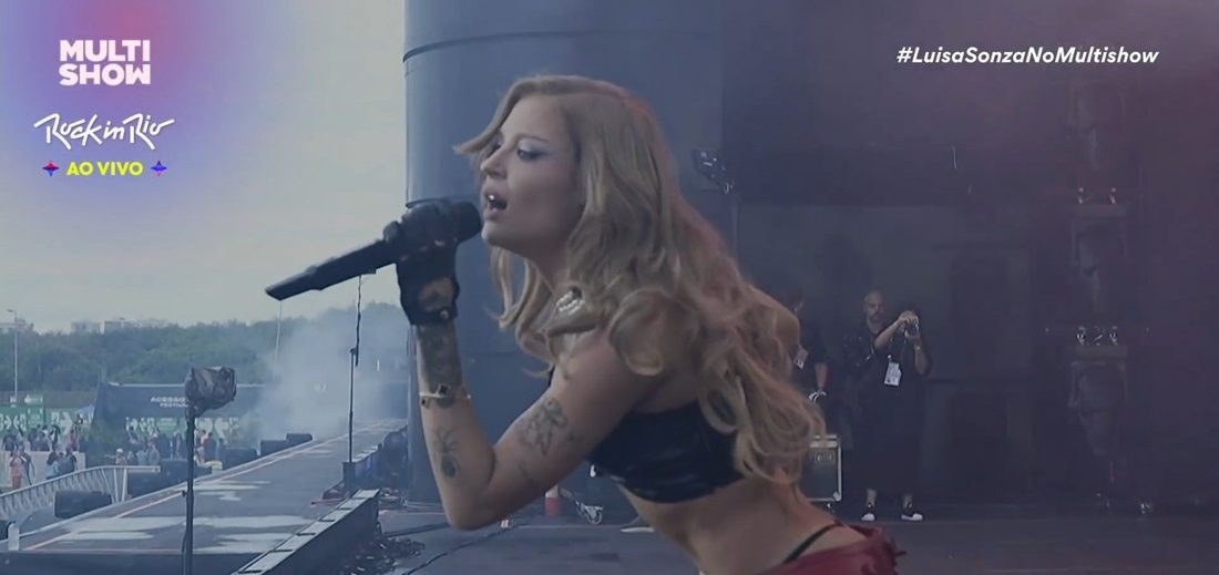 Luísa Sonza estreia no Palco Mundo do Rock in Rio com performance sensual e múltiplas trocas de roupa