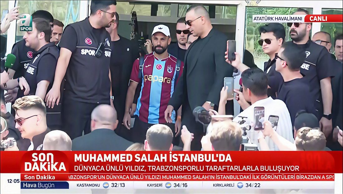 Mohamed Salah Recebido com Festa na Turquia após Escolher Trabzonspor