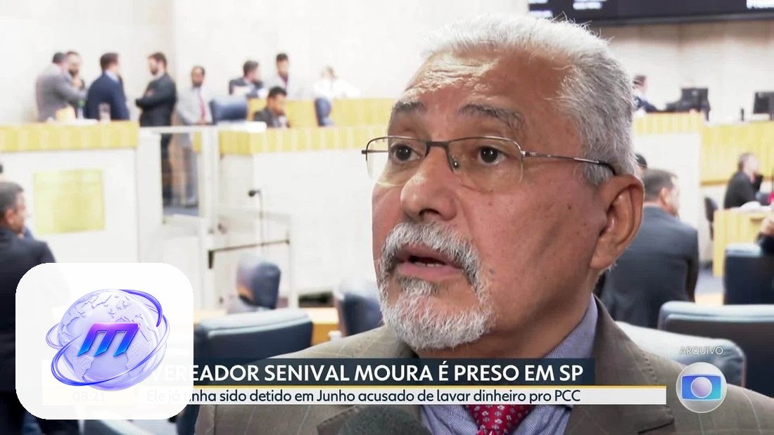 Vereador Senival Moura é preso novamente em São Paulo sob suspeita de lavagem de dinheiro para o PCC nos ônibus da capital