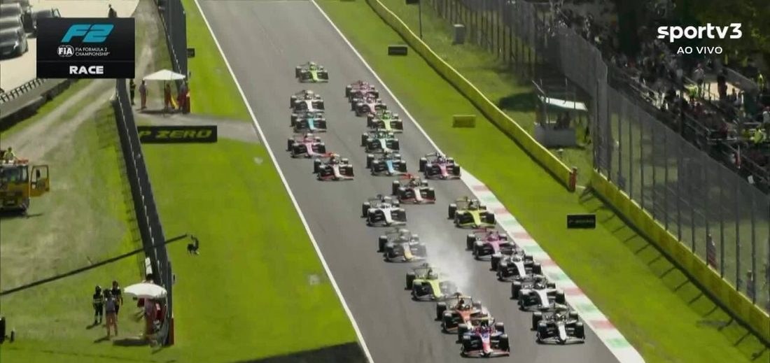 Melhores momentos da corrida sprint do GP de Monza de F2