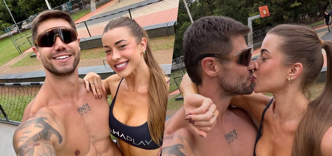Jonas Sulzbach posta beijo com Elisa Klein e influenciadora reage: 'Meu par'