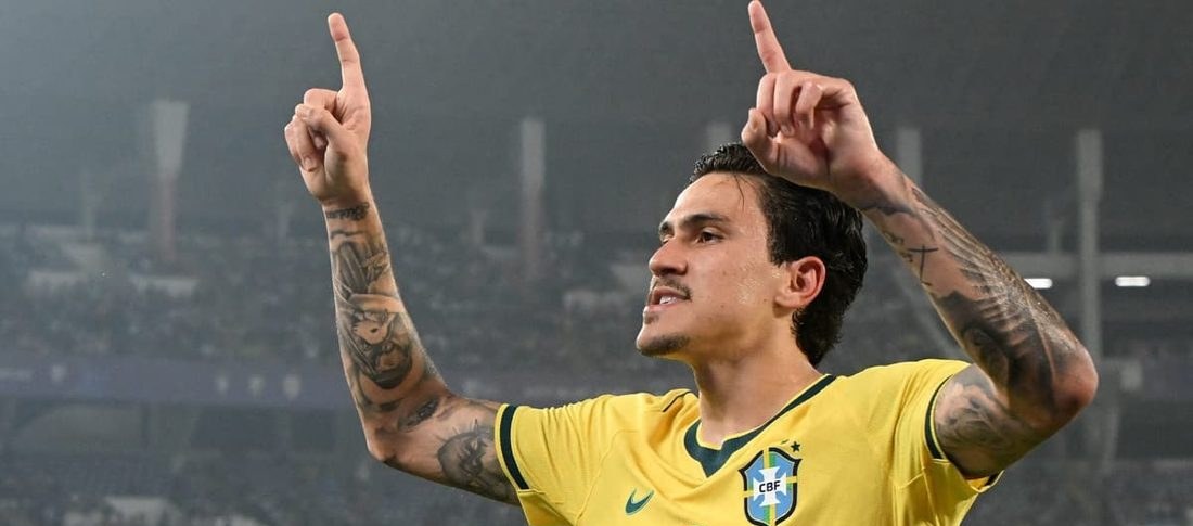 Pedro, do Flamengo, vira assunto na vitória da Seleção contra a Índia: 'Teria feito'