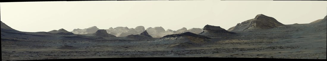 NASA revela foto inédita de amanhecer marciano com yardangs esculpidos pelo vento