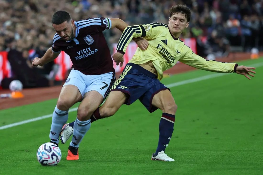 Galeria de imagens do confronto entre Aston Villa e Arsenal na segunda rodada da Premier League