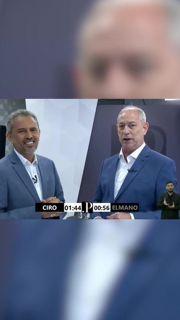 Elmano e Ciro trocam farpas em debate no Ceará e disputa de intenções de voto se estreita