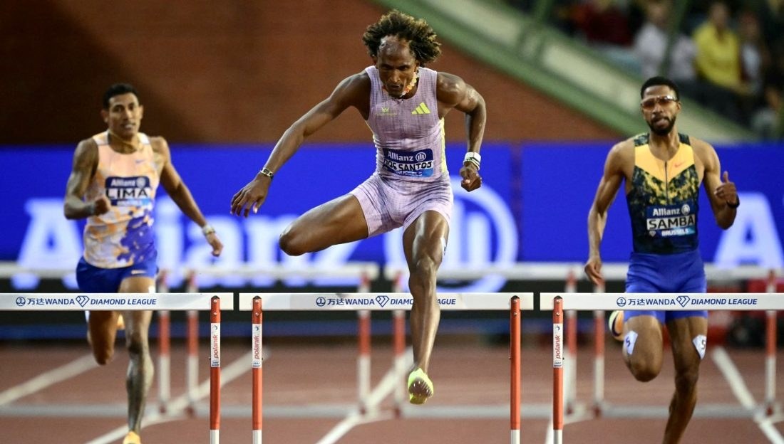 Alison dos Santos conquista etapa em Bruxelas e se torna tricampeão da Diamond League