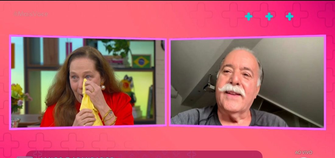 Tony Ramos emociona Isabela Garcia em homenagem no Mais Você