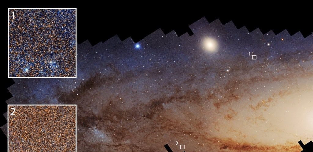 Hubble Captura Desaceleração na Formação de Estrelas em Andrômeda