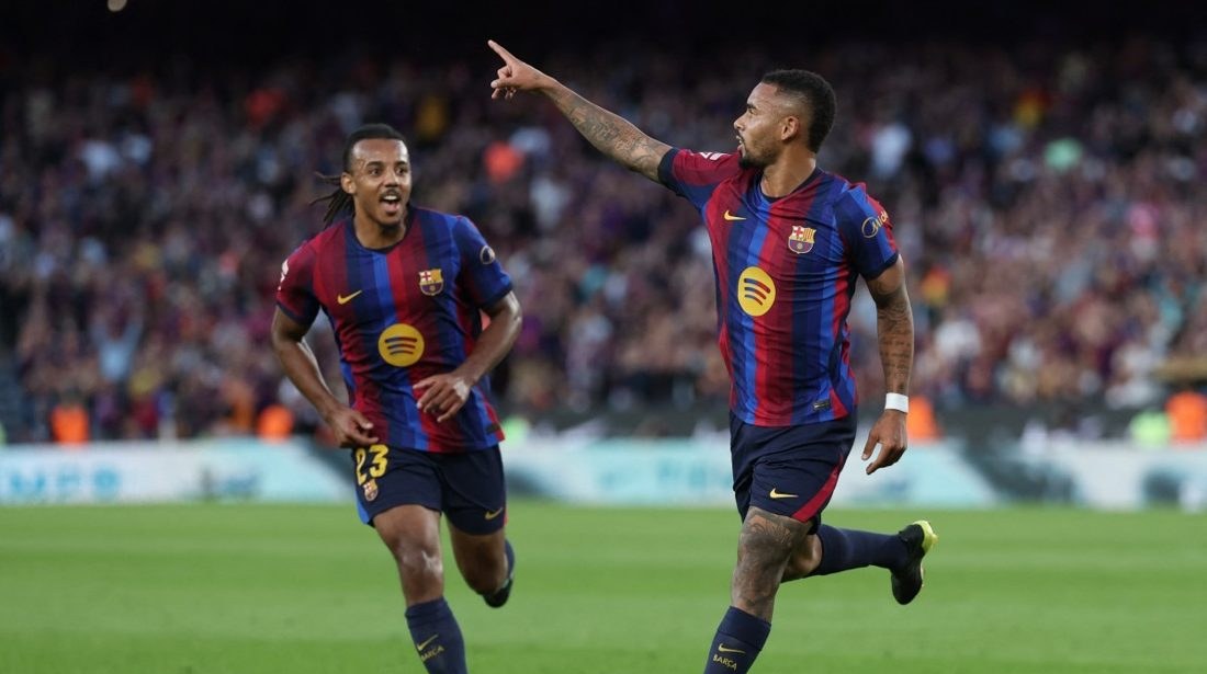 Gabriel Jesus já é o vice-líder do Barcelona em participações em gols por minuto