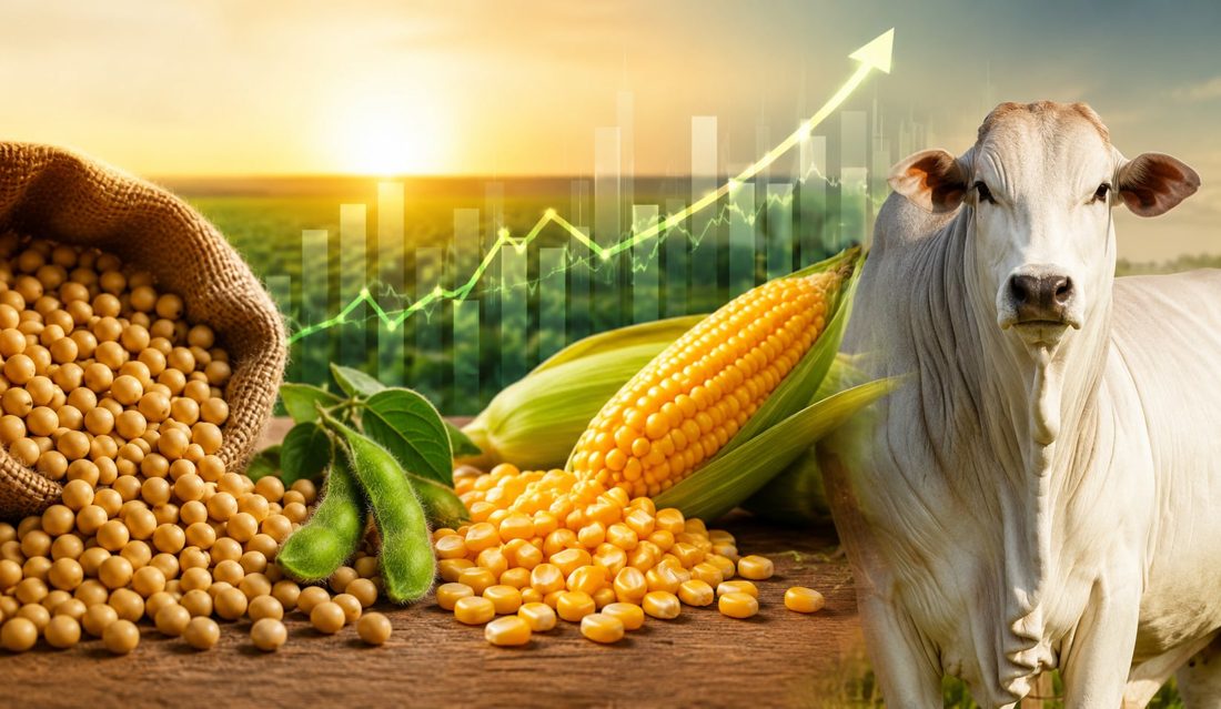 Soja, Milho e Bovino Continuam em Alta no Mercado