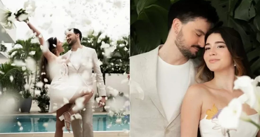 Felipe Neto e Juliane Carvalho oficializam casamento e surpreendem fãs com fotos da cerimônia