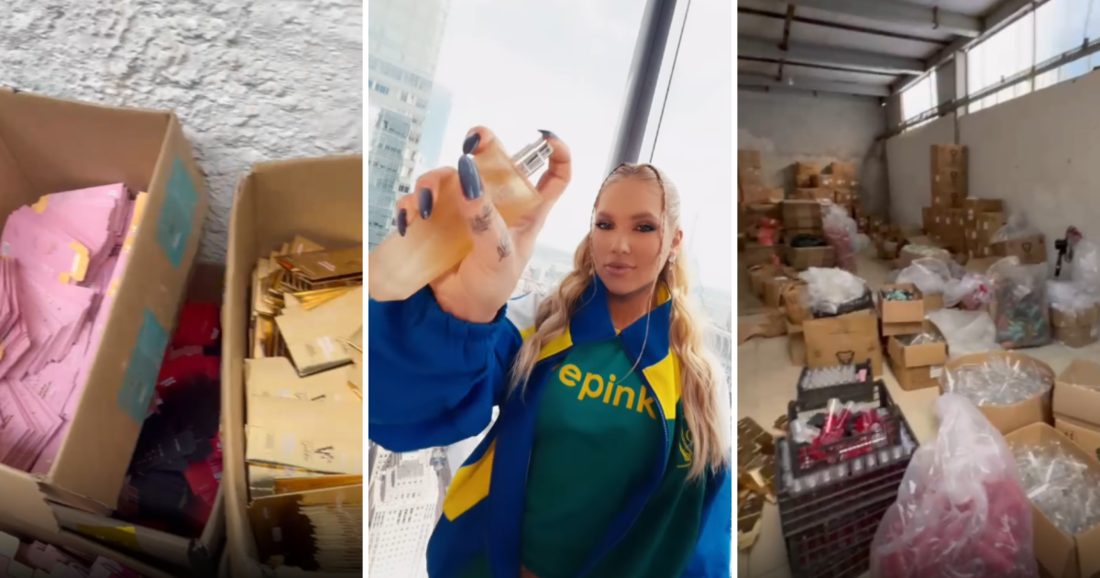 Polícia Civil fecha fábrica clandestina que falsificava produtos WePink de Virgínia Fonseca em São Paulo