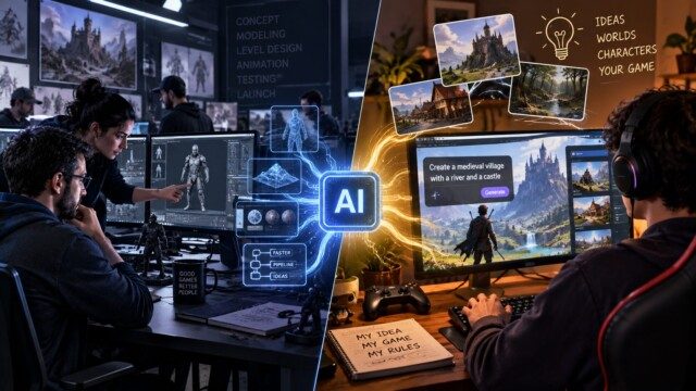 IA generativa revoluciona design de jogos e amplia ferramentas para criadores