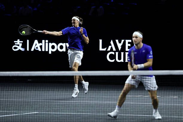 Zverev e Ruud garantem vitória nas duplas e mantêm liderança do Time Europa na Laver Cup