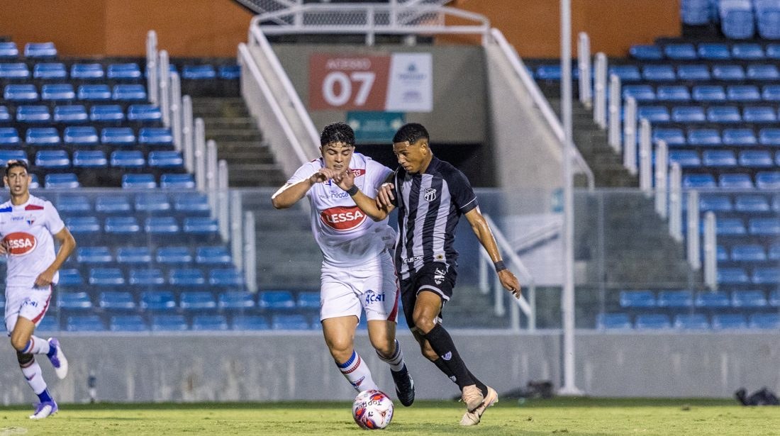 Ceará e Fortaleza empataram sem gols na primeira partida da final do Cearense Sub-20