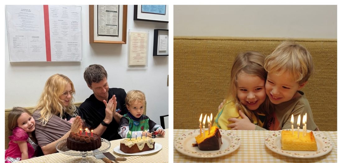 Isa Scherer celebra 4º aniversário dos gêmeos Mel e Bento ao lado do caçula Tom