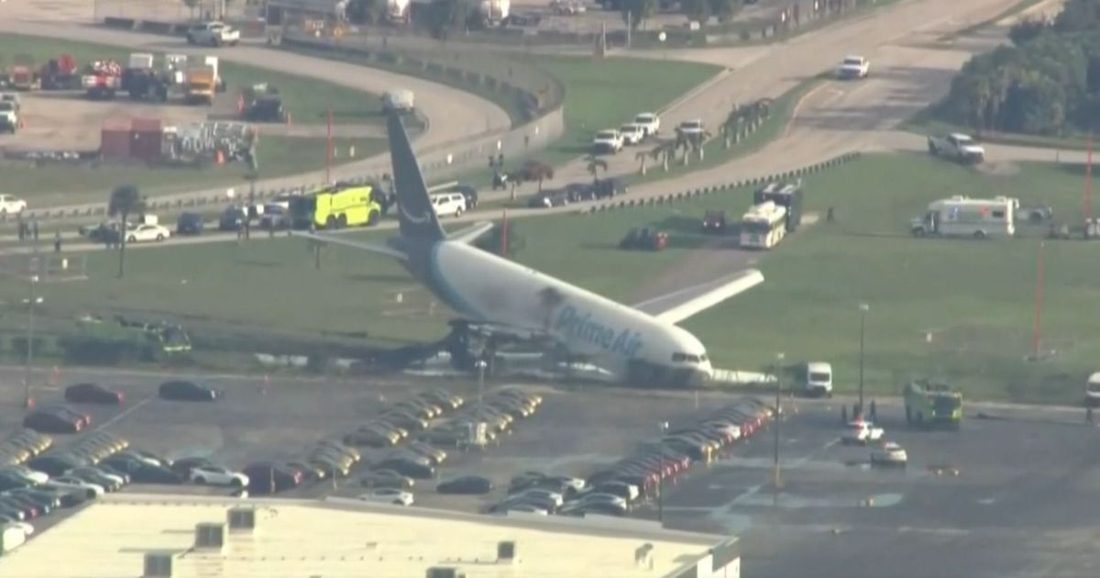 Acidente de avião de carga da Amazon Air em Miami deixa ao menos cinco mortos
