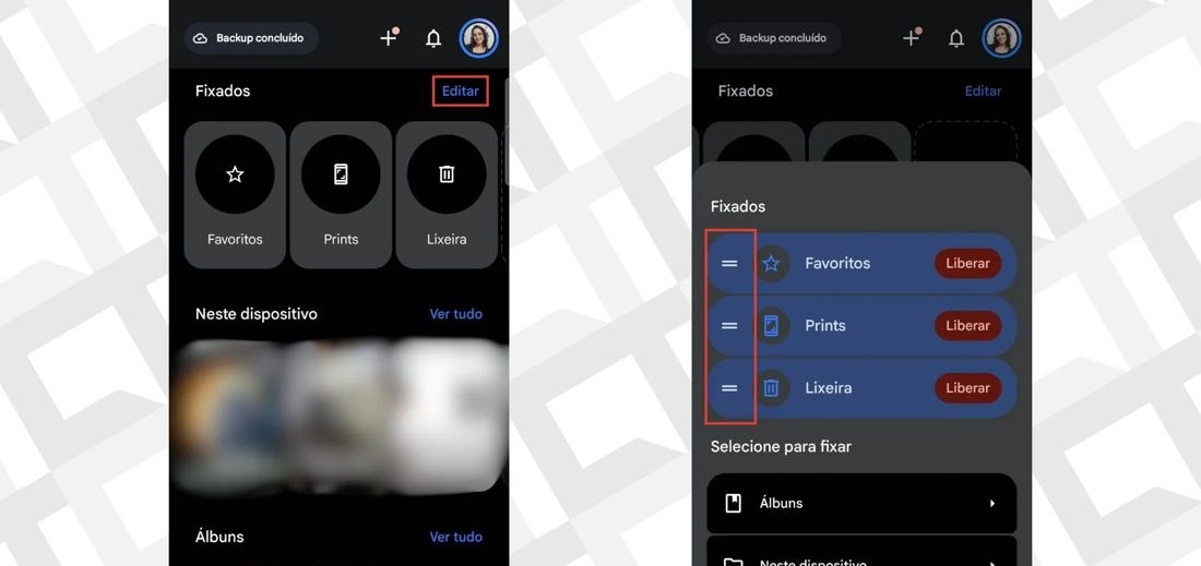 Google Fotos ganha visual redesenhado e permite personalizar a aba “Álbuns”