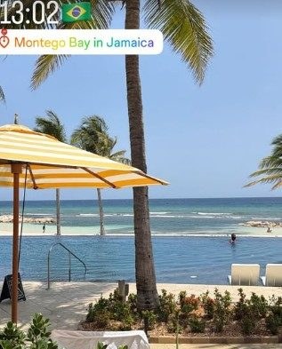 Virgina Chega na Jamaica para Férias: 'Uns Dias por Cá'