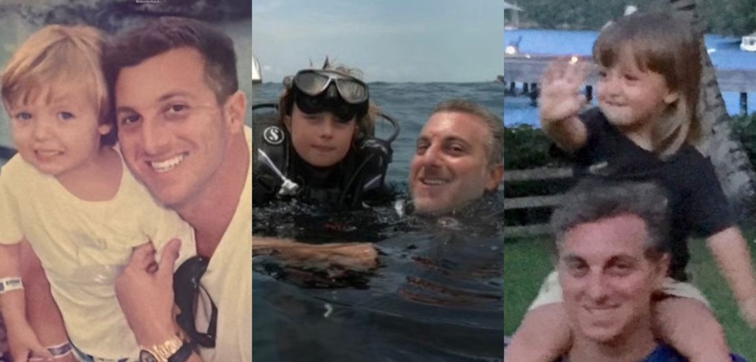 Filhos de Luciano Huck celebram aniversário de 55 anos com post emotivo nas redes