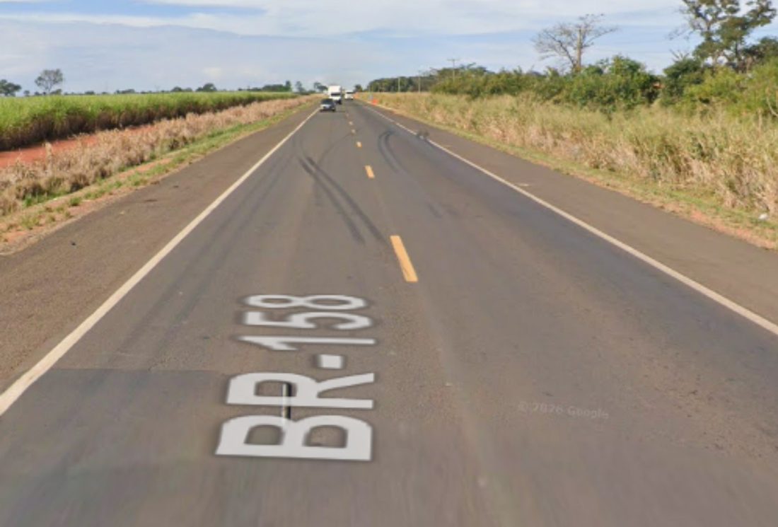 Motorista de 40 anos morre em colisão frontal na BR-158, MS; duas pessoas ficam feridas