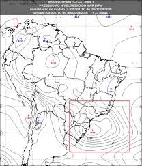 Previsão do tempo para 1 e 2 de setembro: ciclone extratropical traz frio ao Sul e calor intenso ao Norte