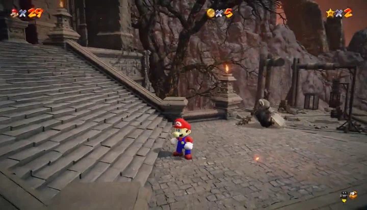 Mod ER Mario 0.3.7 permite que Mario explore a Mansão do Vulcão de Elden Ring com pulo triplo e novos movimentos
