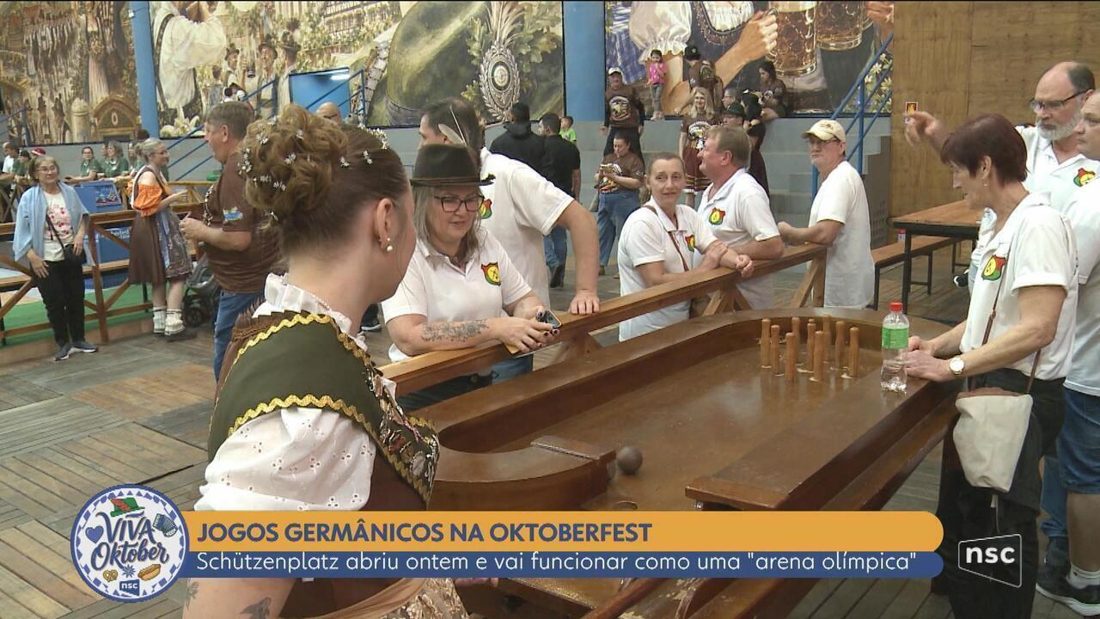 Jogos Germânicos serão disputados durante a Oktoberfest de Blumenau
