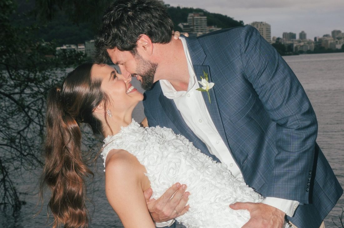Juliana Paiva encanta ao publicar primeiras fotos de casamento com arquiteto