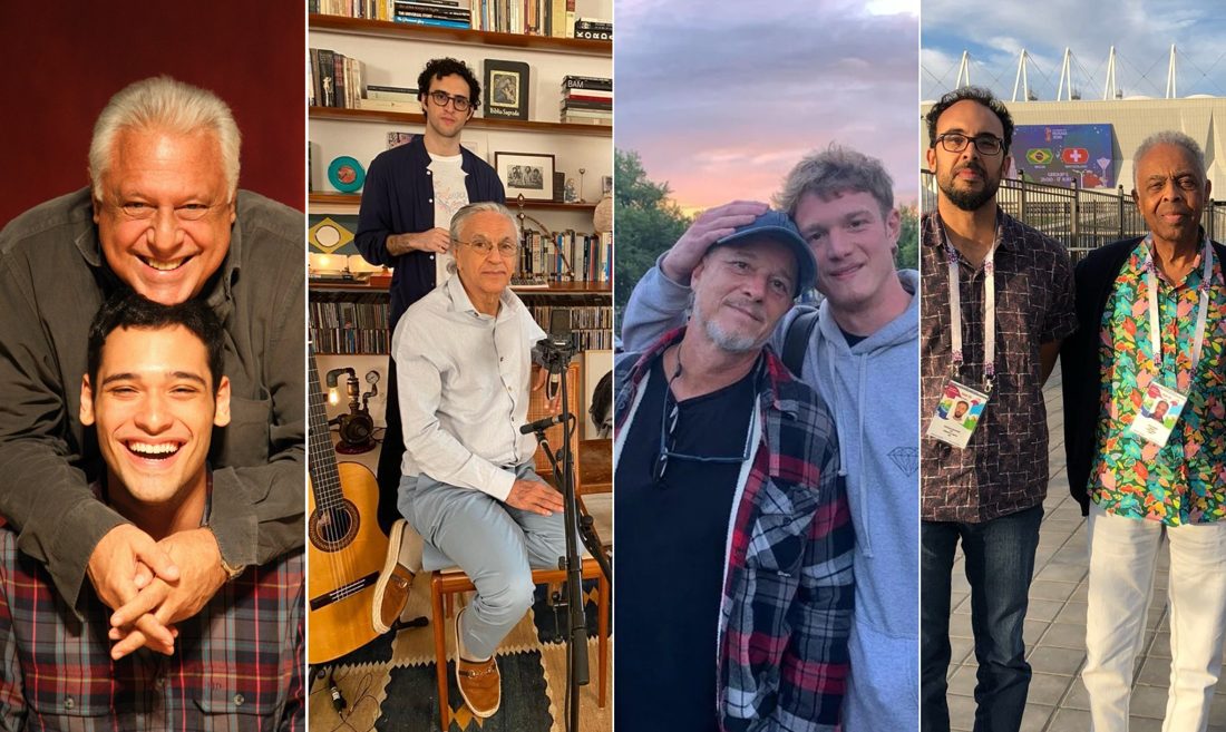 Famosos que seguem carreira dos pais no Dia dos Pais