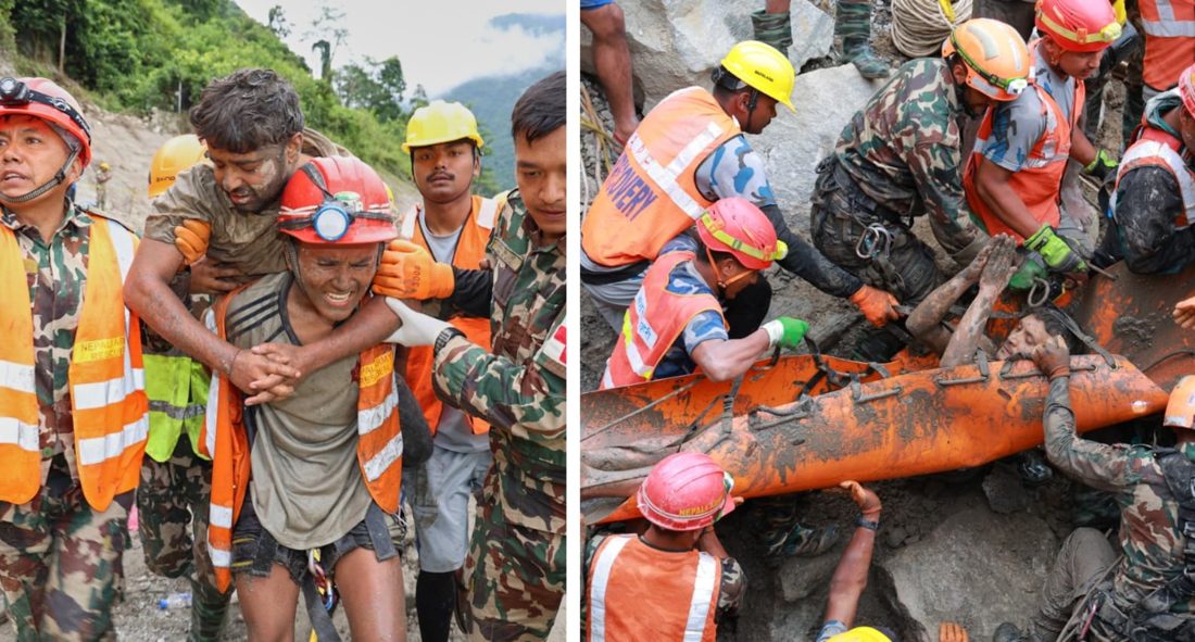 Trabalhador nepalês resgatado após nove dias preso em túnel de hidrelétrica relata decisão de permanecer para salvar colegas