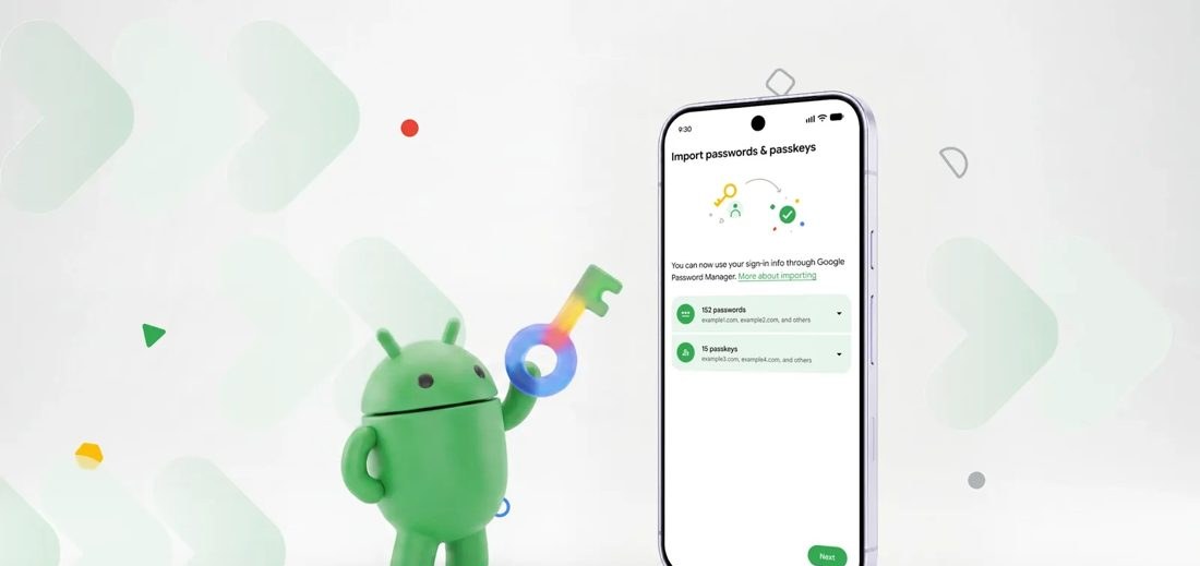 Android simplifica troca de gerenciador de senhas com novo recurso de migração