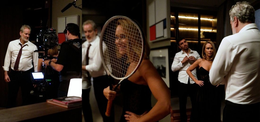 Quem Ama Cuida: bastidores do flagra de Ademir a André e Dora em cena íntima