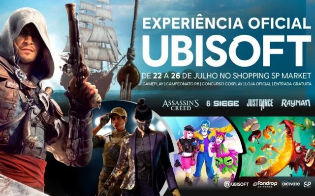 Ubisoft Abre Loja Pop-Up em São Paulo com Atrações Imperdíveis