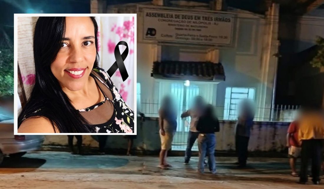 Mulher de 49 anos é morta a tiros durante culto na Assembleia de Deus em Cambuci, com medida protetiva contra ex-companheiro