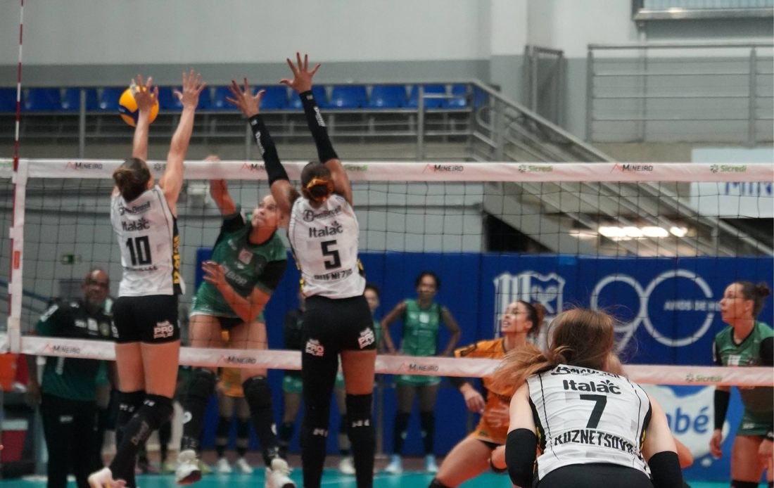 Minas e Praia Clube abrem o Campeonato Mineiro de vôlei feminino com vitórias