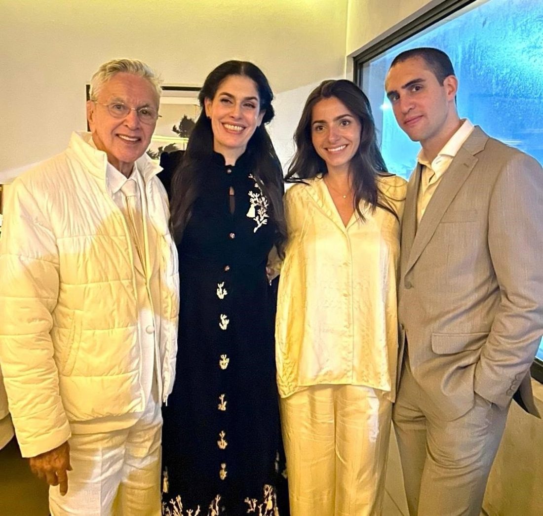Zeca Veloso, filho de Caetano Veloso e Paula Lavigne, celebra casamento no Rio